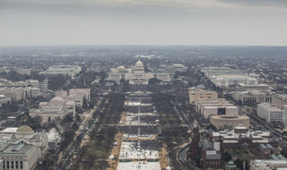 The National Mall on Jan. 20, 2017, at 11:51 a.m. (National Park Service)